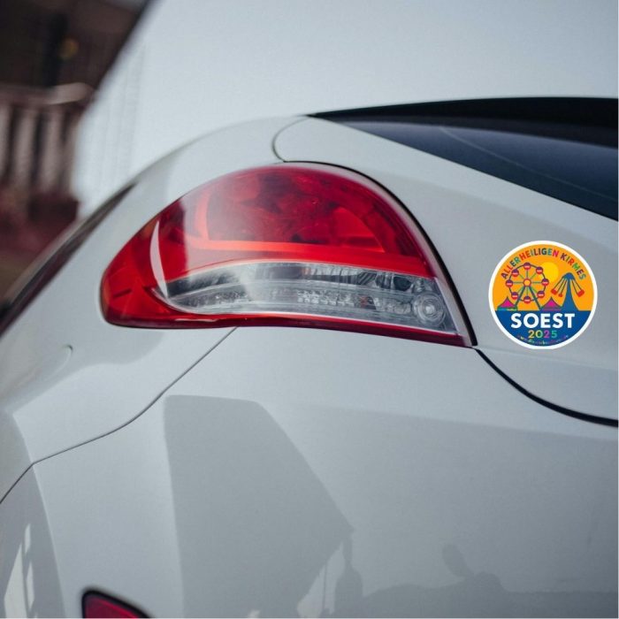 allerheiligen kirmes aufkleber 8x8cm