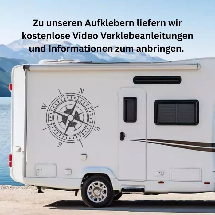 wohnmobil segelboot kompass aufkleber bis xxl