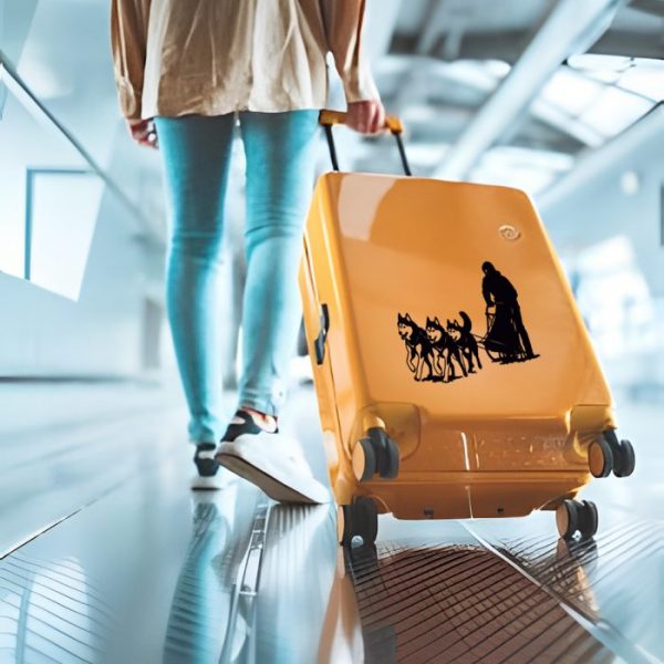 auto aufkleber musher 30 x 25 cm