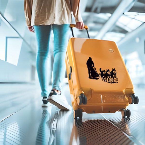 auto aufkleber musher 30 x 25 cm