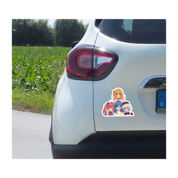 aufkleber anime girls group