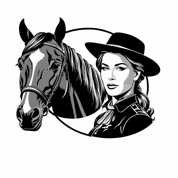 aufkleber pferdekopf für pferdeanhänger