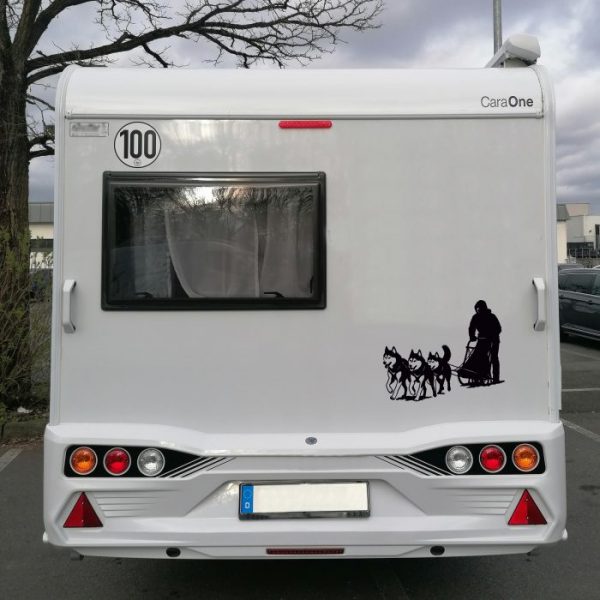 aufkleber musher wohnmobil