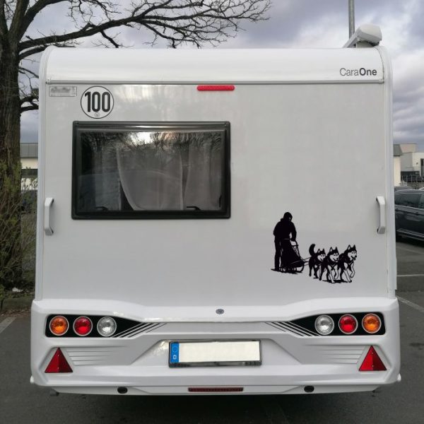 aufkleber musher wohnmobil