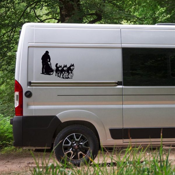 aufkleber musher wohnmobil