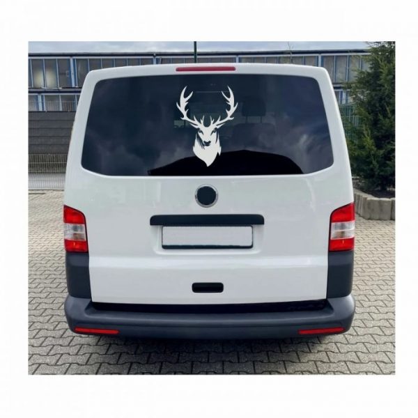 aufkleber wohnmobil hirsch kopf