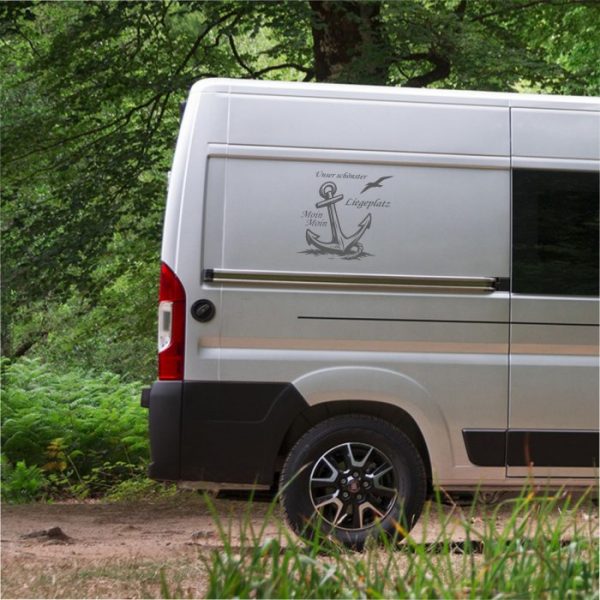 anker aufkleber liegeplatz wohnmobil