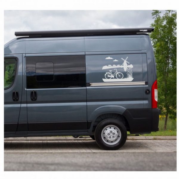 holland motiv windmühle aufkleber wohnmobil.