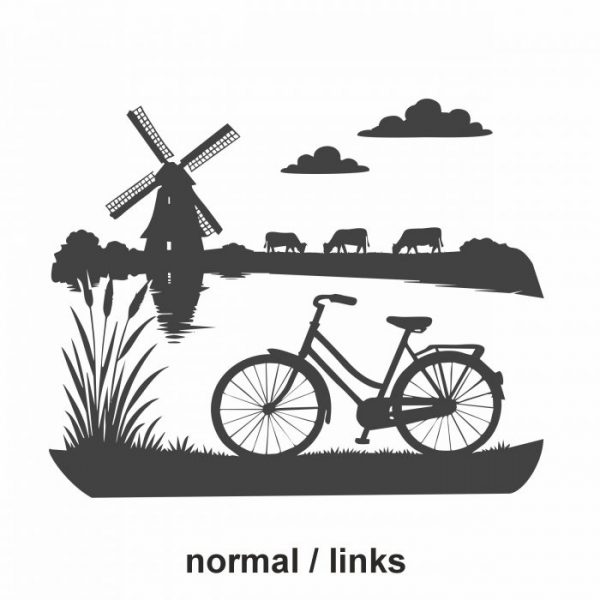 holland motiv windmühle aufkleber wohnmobil.