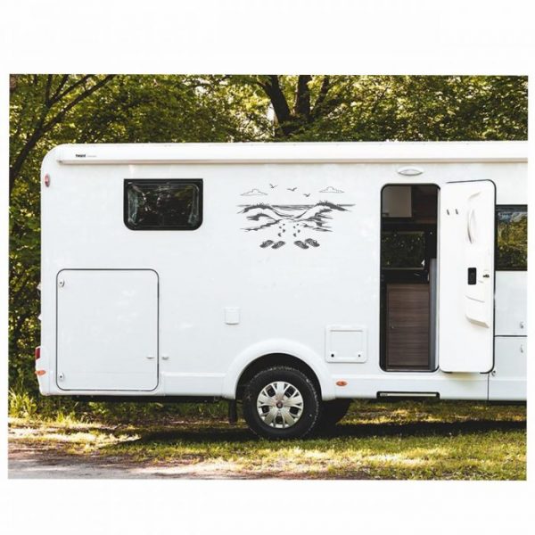dünenweg zum strand aufkleber wohnmobil bis xxl