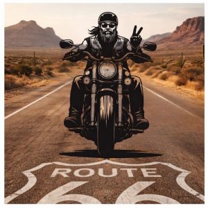 wohnmobil aufkleber rocker 66 motorrad xxl