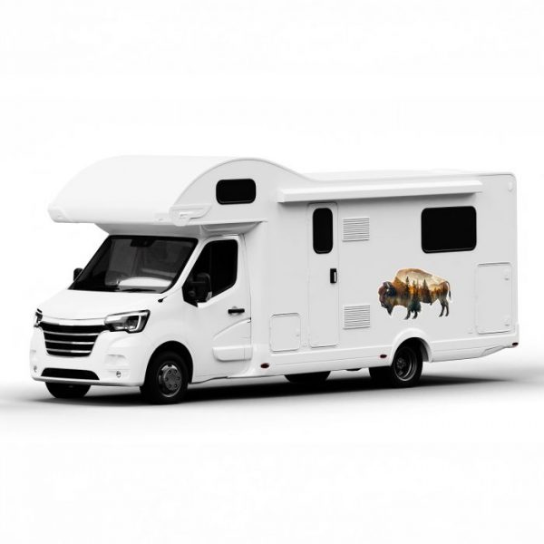 wohnmobil aufkleber büffel groß indoor outdoor