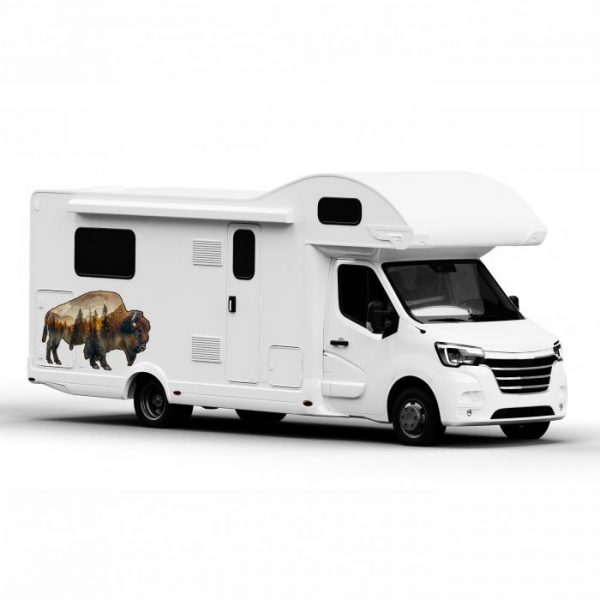 wohnmobil aufkleber büffel groß indoor outdoor