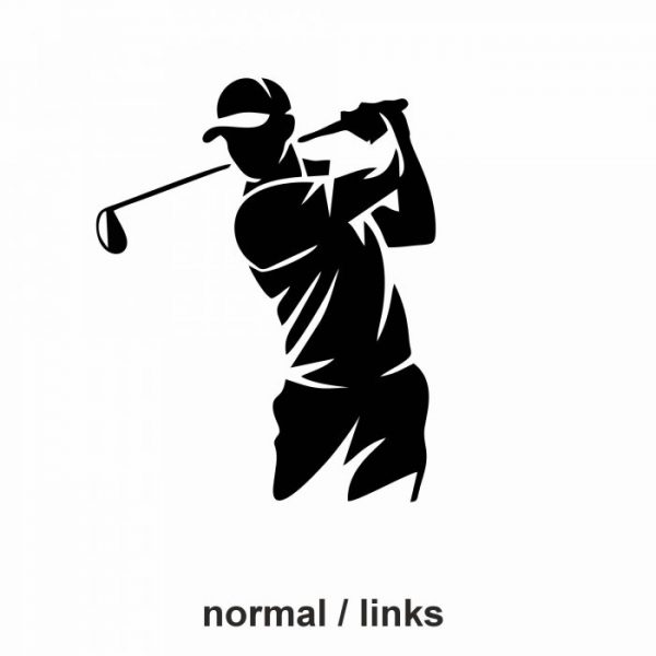 800 0872 golfer links bild