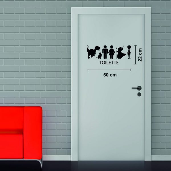 800 0874 toilettenschild unisex abmessung 02