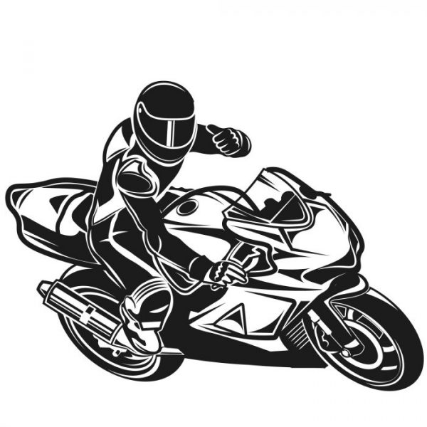 960 0678 biker daumen hoch rechts
