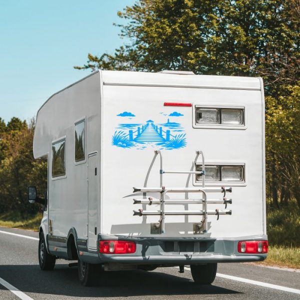 ostsee steg aufkleber wohnmobil wunschfarbe