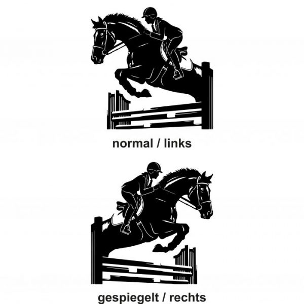 900 0609 springreiter links rechts