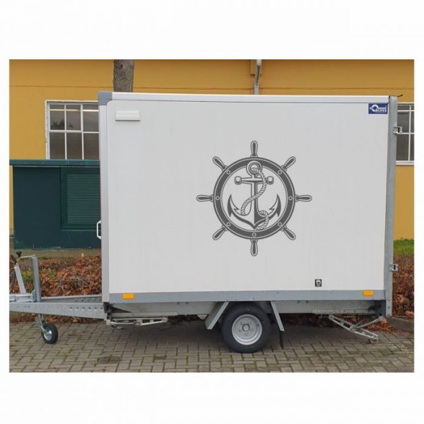 steuerrad mit anker wohnmobil aufkleber bis xl