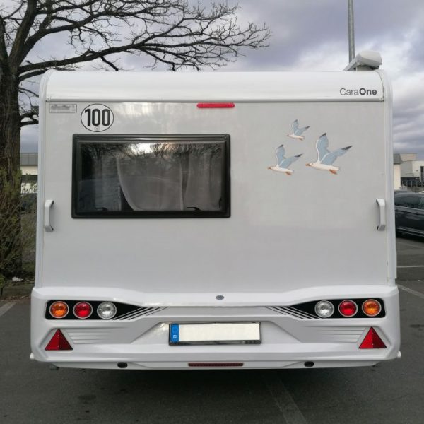 wohnmobil möve aufkleber 3er set