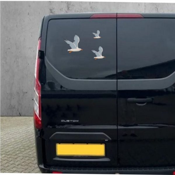 wohnmobil möve aufkleber 3er set