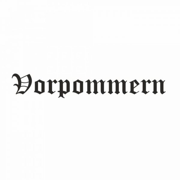 700 0579 vorpommer schriftzug