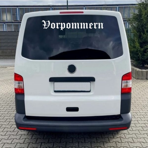 700 0579 vorpommer schriftzug 80 x 10 cm