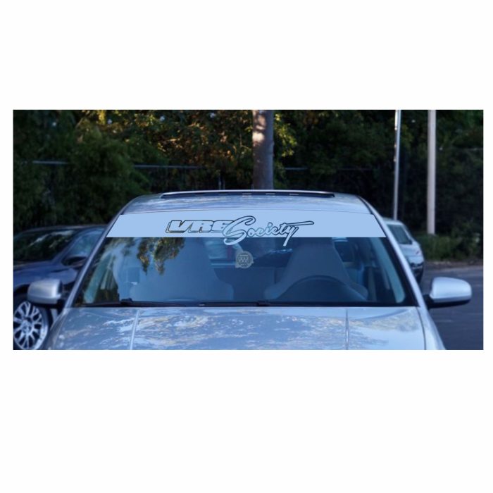 scheibenkeil aufkleber mit vr6 schriftzug.