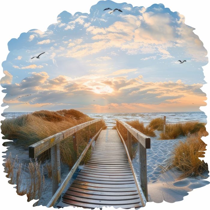 995 0575 steeg zum meer 20 x 20 cm bild 2
